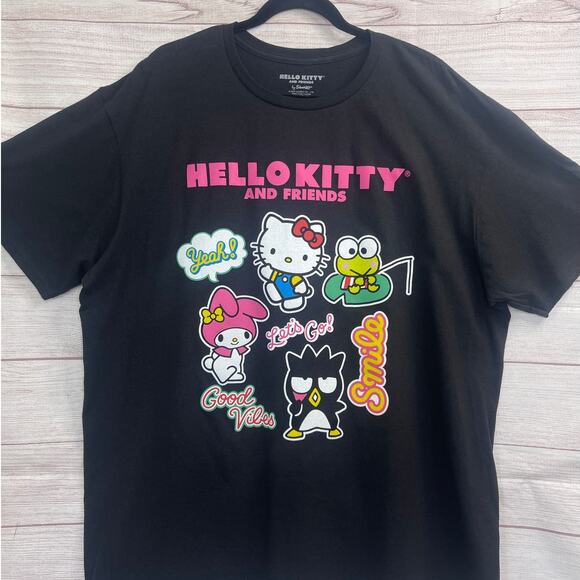 New Hello Kitty And Friends Crewneck Short Sleeve T-Shirt Women’s Plus Size 2X - Picture 2 of 4